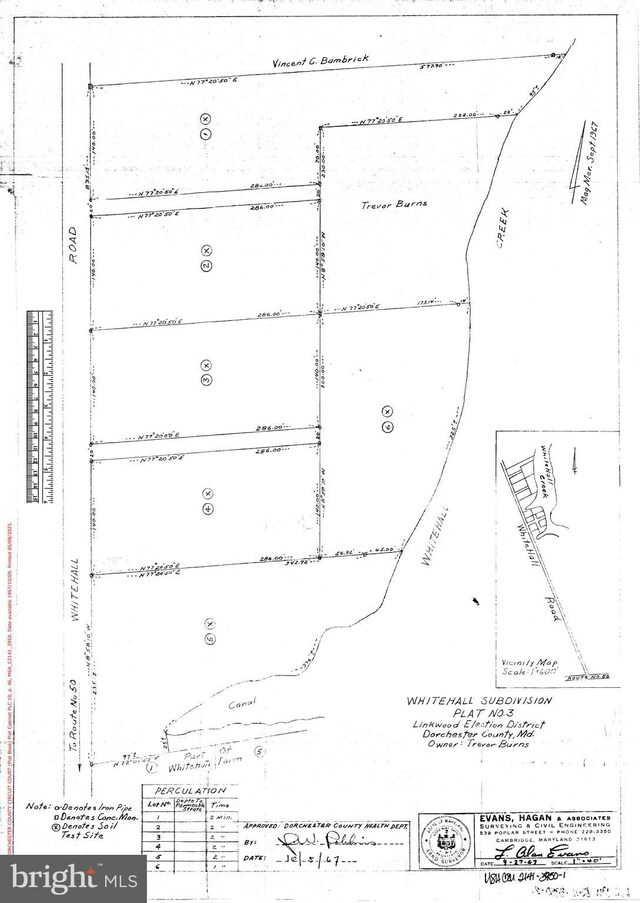 map of parcels