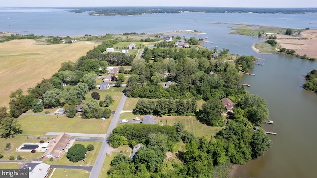 5521 Whitehall Rd, Cambridge, MD 21613 - aerial view of property and surrounding area with a nearby body of water