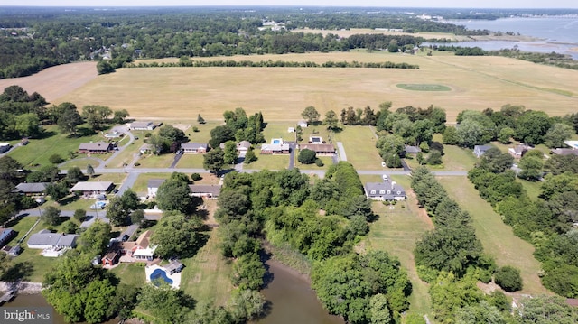 5521 Whitehall Rd, Cambridge, MD 21613 - aerial view of property and surrounding area with a nearby body of water