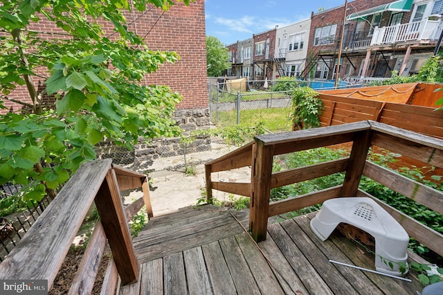 137 S 49th St, Philadelphia, PA 19139 - deck with fence and a residential view