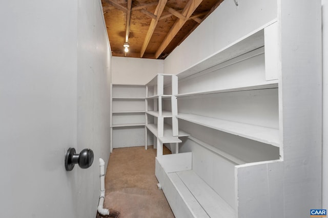 view of storage