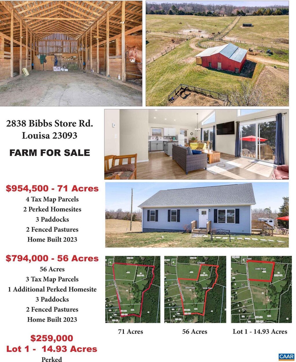 2838 Bibb Store Rd Lot 1, Louisa, VA 23093