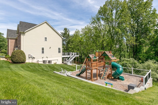 10609 Little Run Farm Ct, Vienna, VA 22182 - view of jungle gym featuring a yard