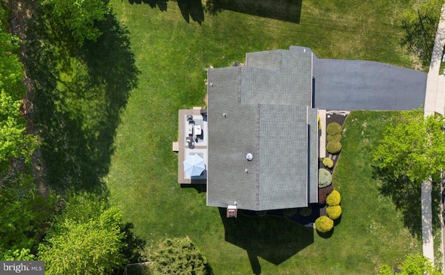 view from above of property