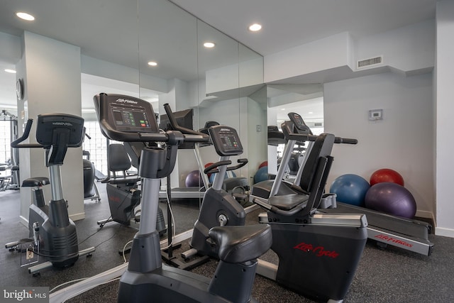 1655 Oakwood Dr Unit N323, Narberth, PA 19072 - workout area with recessed lighting