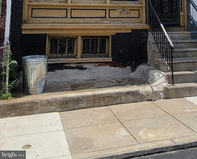 view of exterior entry