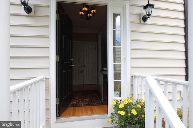 view of entrance to property