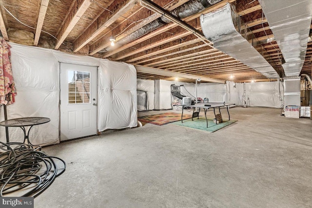 13324 John Martin Dr, Williamsport, MD 21795 - unfinished below grade area with heating unit