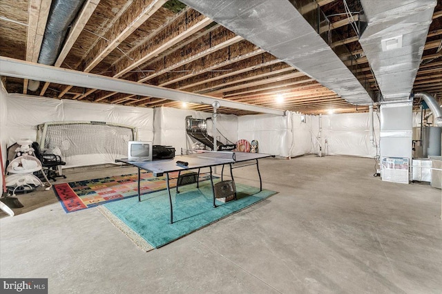 13324 John Martin Dr, Williamsport, MD 21795 - unfinished below grade area featuring heating unit