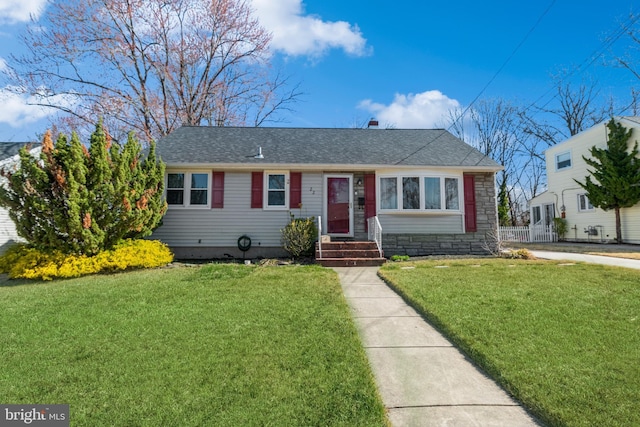 22 N Browning Ave, Somerdale, NJ 08083 - view of front of home featuring roof with shingles