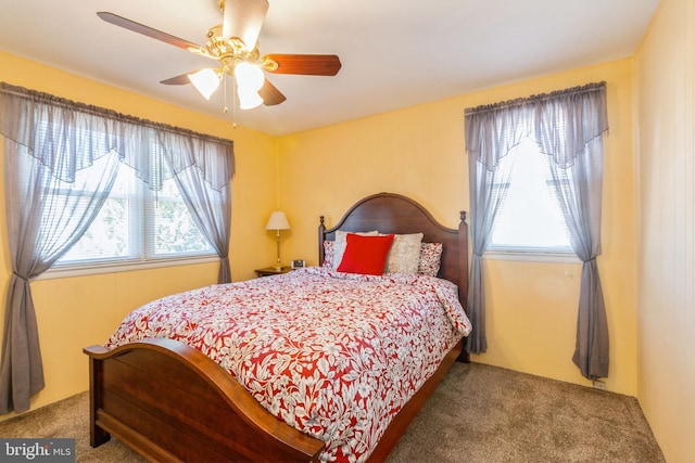22 N Browning Ave, Somerdale, NJ 08083 - carpeted bedroom featuring ceiling fan