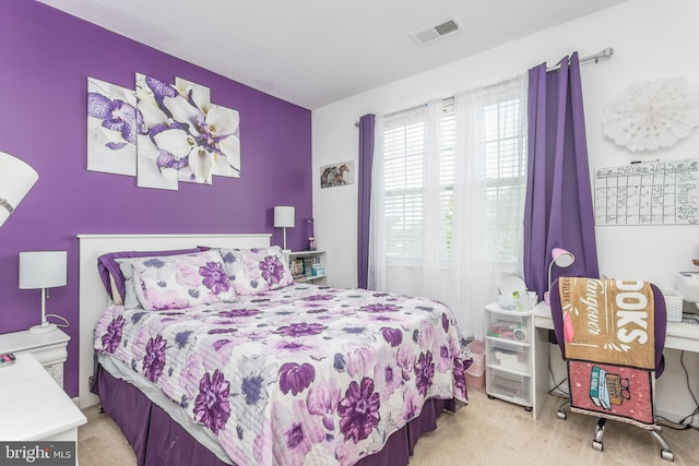bedroom featuring carpet floors