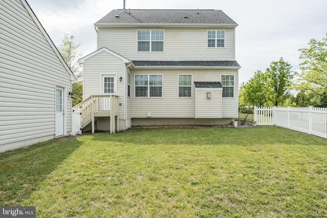 view of rear view of property