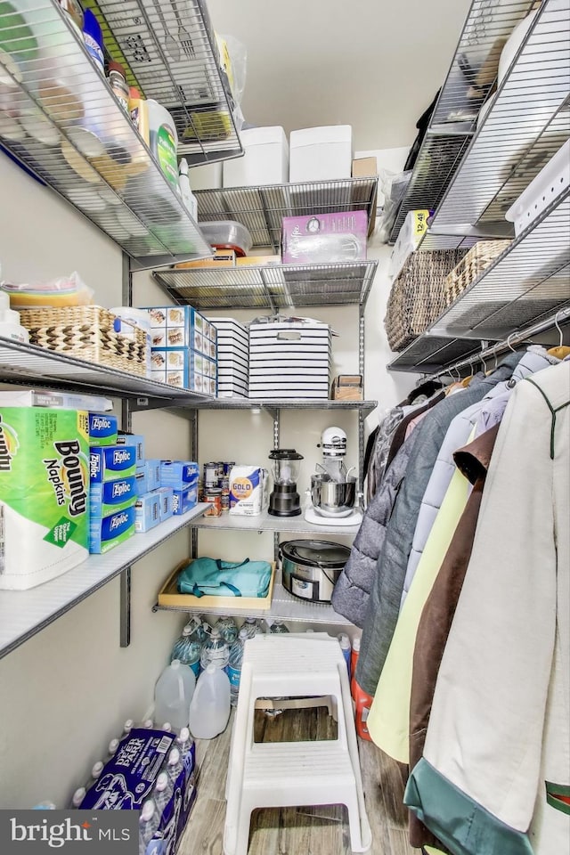 view of storage