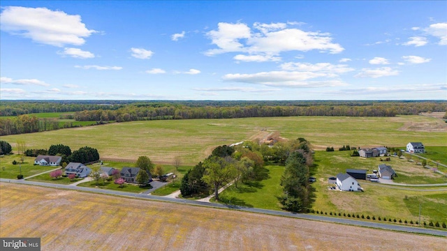 view of rural area with a pastoral area