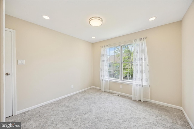 417 Jamestown Ct, Mount Laurel, NJ 08054 - spare room with carpet flooring, baseboards, and recessed lighting