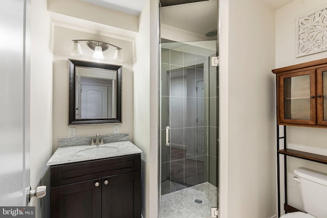823 N 15th St Unit 1, Philadelphia, PA 19130 - full bathroom featuring vanity, toilet, and a shower stall
