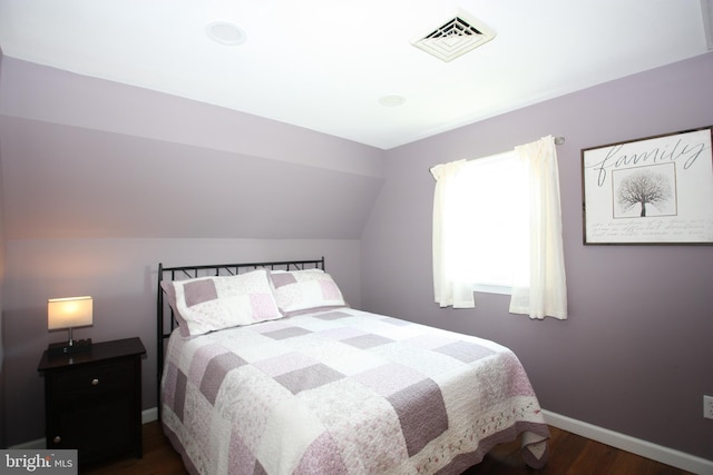 20 Fredericksville Rd, Mertztown, PA 19539 - bedroom featuring wood finished floors, baseboards, and vaulted ceiling