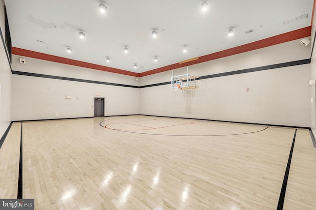 view of sport court with community basketball court