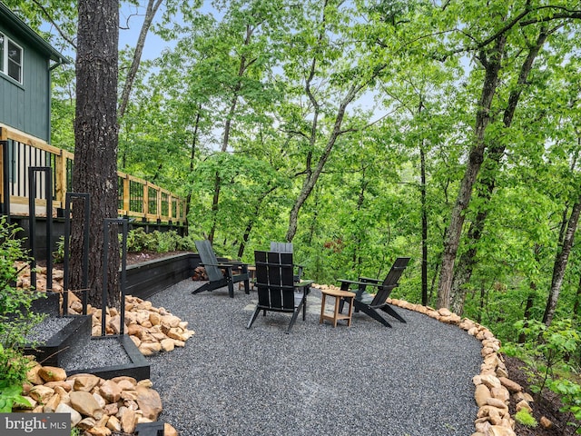 209 Hogan Dr, Basye, VA 22810 - view of patio with a wooden deck