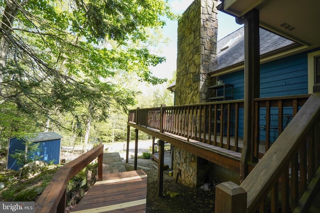 2119 Rock Lodge Rd, Mc Henry, MD 21541 - view of wooden terrace