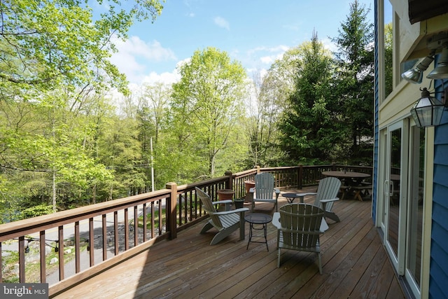 2119 Rock Lodge Rd, Mc Henry, MD 21541 - view of deck