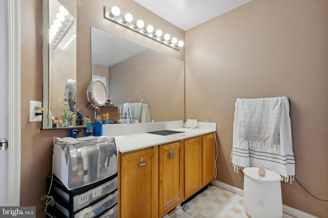 5533 Westcott Cir, Frederick, MD 21703 - bathroom featuring vanity and baseboards
