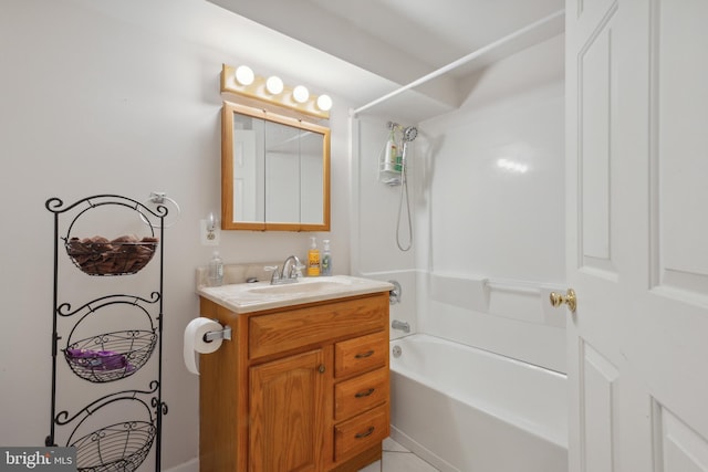 5533 Westcott Cir, Frederick, MD 21703 - full bath with vanity and bathtub / shower combination