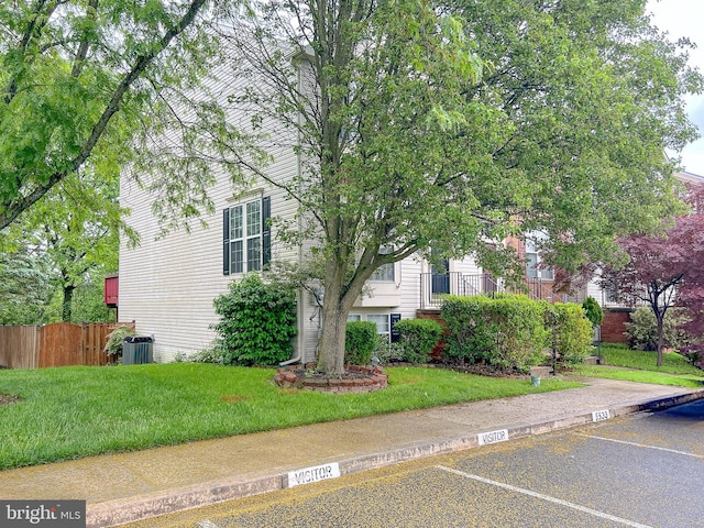 5533 Westcott Cir, Frederick, MD 21703 - obstructed view of property with uncovered parking and central AC unit