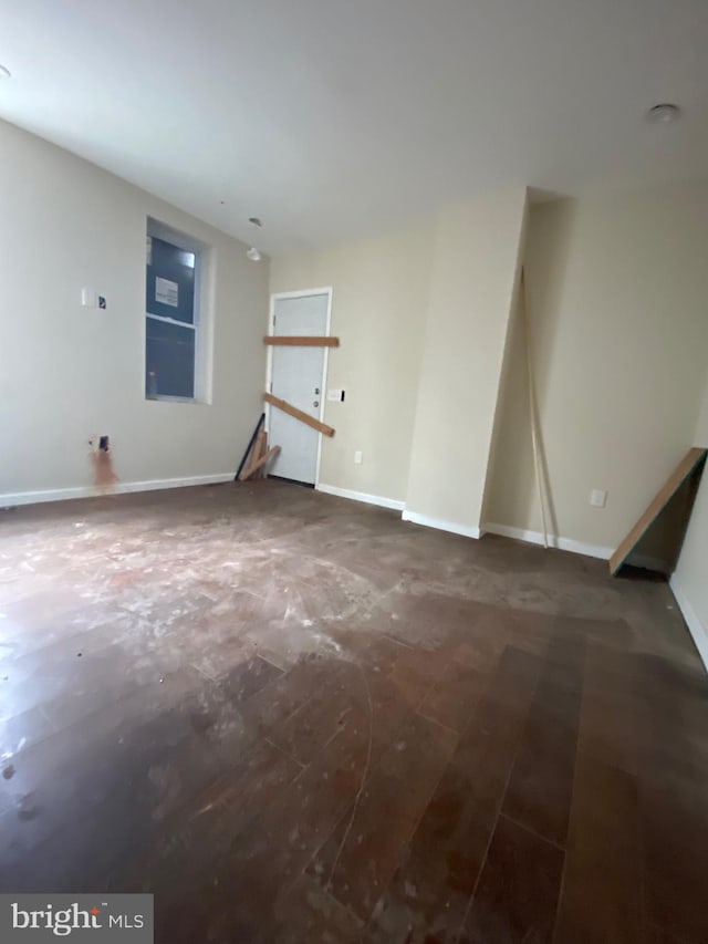 2710 Jefferson St, Baltimore, MD 21205 - unfurnished living room with baseboards