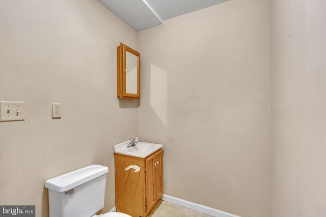 486 Round Up Rd, Lusby, MD 20657 - half bath with toilet and vanity