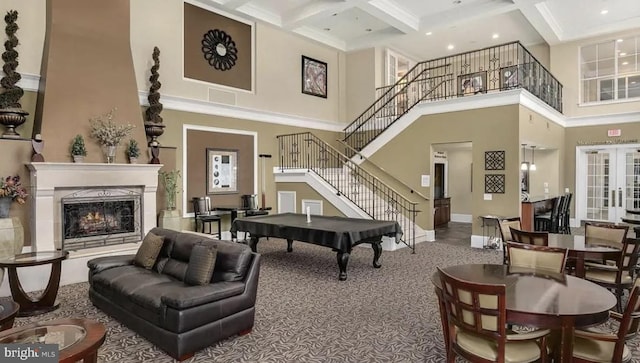 lobby with stairs