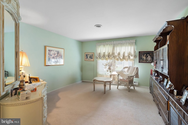87 Ash Rd, Manahawkin, NJ 08050 - sitting room with light colored carpet and baseboards
