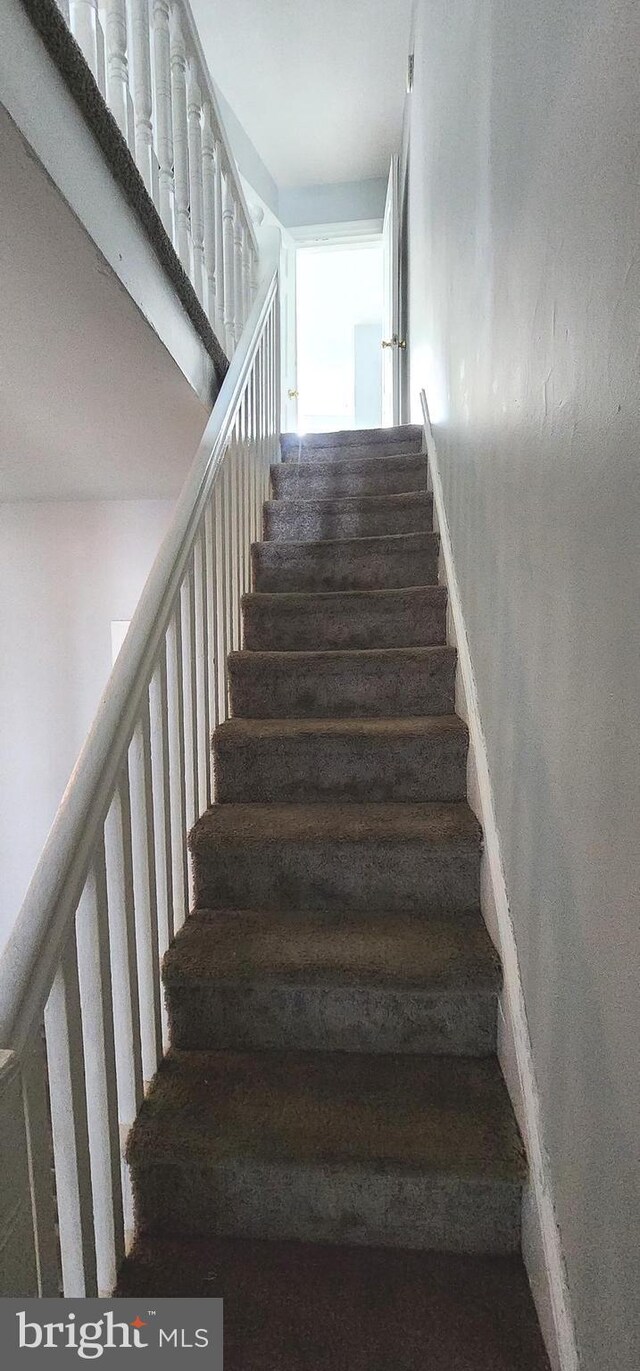view of staircase