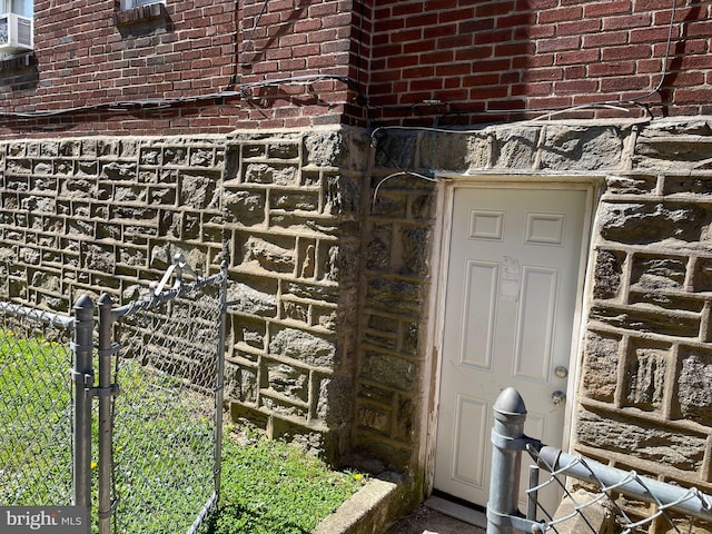 exterior details with brick siding