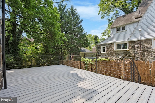 160 Union Ave, Bala Cynwyd, PA 19004 - view of wooden deck