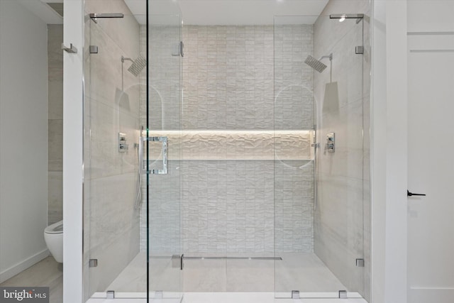 160 Union Ave, Bala Cynwyd, PA 19004 - full bathroom featuring toilet and a shower stall