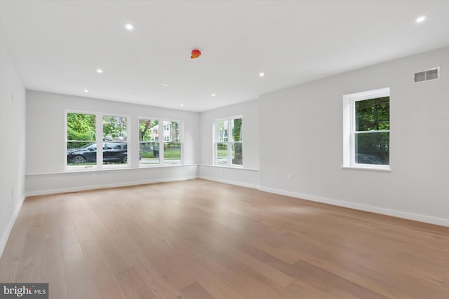 160 Union Ave, Bala Cynwyd, PA 19004 - spare room with recessed lighting, light wood-type flooring, and baseboards