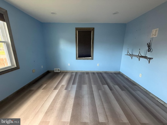4703 Fayette Dr, Bristol, PA 19007 - unfurnished room with wood finished floors and baseboards