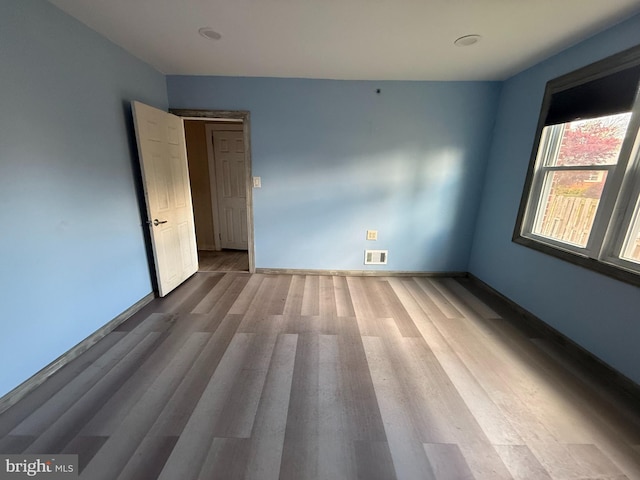 4703 Fayette Dr, Bristol, PA 19007 - spare room featuring wood finished floors and baseboards