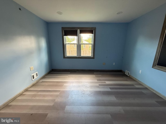 4703 Fayette Dr, Bristol, PA 19007 - empty room featuring wood finished floors and baseboards