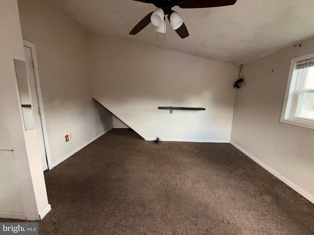 4703 Fayette Dr, Bristol, PA 19007 - carpeted empty room featuring ceiling fan and baseboards