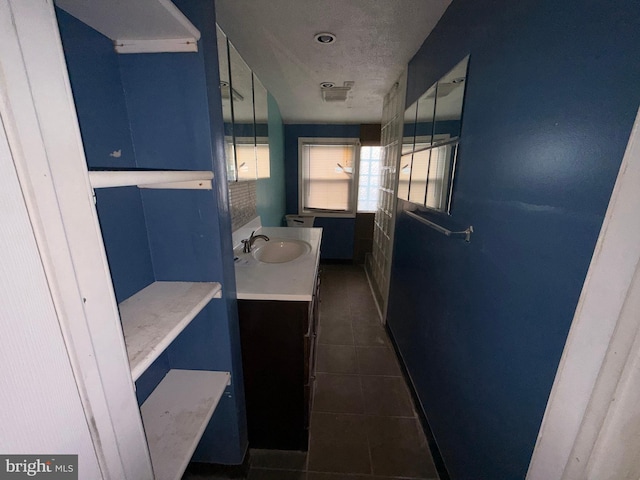 4703 Fayette Dr, Bristol, PA 19007 - bathroom featuring vanity and tile patterned flooring