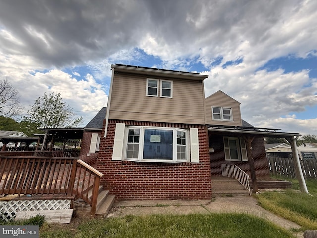 4703 Fayette Dr, Bristol, PA 19007 - view of front of home with brick siding and roof with shingles