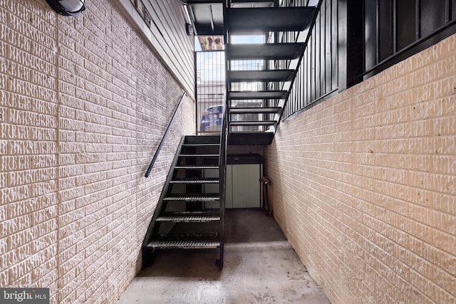 view of staircase