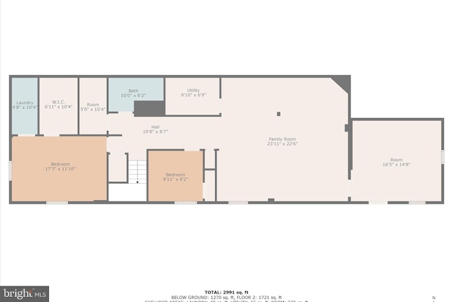 7606 Millrace Rd, Capitol Heights, MD 20743 - property floor plan