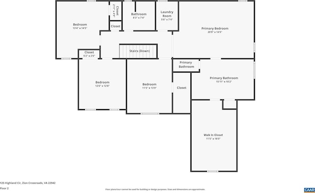 125 Highland Cir, Zion Crossroads, VA 22942 - view of layout