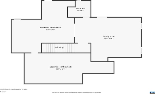 125 Highland Cir, Zion Crossroads, VA 22942 - view of layout