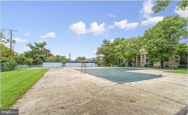 3841 Saint Barnabas Rd Unit 3843T, Suitland, MD 20746 - community pool featuring a yard