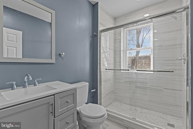 5149 N Fairhill St, Philadelphia, PA 19120 - full bath with vanity, toilet, and a shower stall
